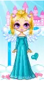 Angel princess with her castle in heaven! cute