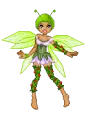 Green woodland fairy!