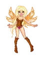 Sexy blonde fairy!