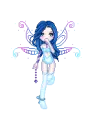 Adorable blue n lavender fairy!