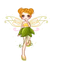 Fairy in a yellow flower dress