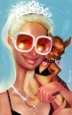Paris hilton y Tinkerbell