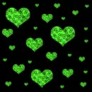 GREEN HEART BACKGROUND