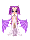 Cute Purple Devil Girl!