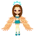 Cute angel with a halo!