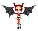 Bat-winged devil girl!