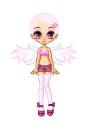 adorable pink angel girl!