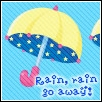Rain rain go away icon