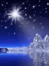 blue water with stars