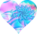 Blue Pink Heart