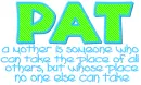 Pat Mom