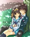 boy hugs the girl