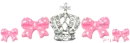 crown and ribbons divider