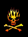 Fiery Skull