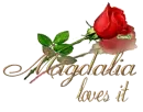 Migdalia Loves It with Red Rose