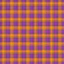 Orange and Purple Plaid