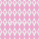 Pink Argyle Skulls