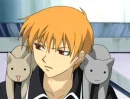 Kyo with cats