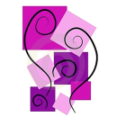 pink and purple art