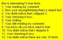 12 true facts