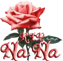 red rose r.i.p. nana