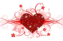 Sparkling red Heart