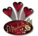 Migdalia Heart Name Plate