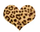 Animal Print Heart