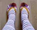 colorful toe socks