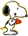 Snoopy With A Beating Heart.