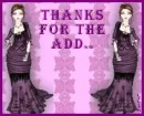 thanks for the add