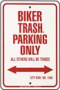 trash sign