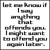 offend