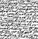 black ink writing default background.