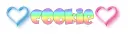 name Cookie with hearts