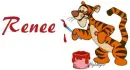 Tigger painting name - Renee'