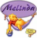 Relaxing Pooh - name Melinda