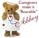 Caregiver Bear - Name Abbey