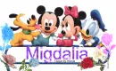 Baby Disney Characters Name Tag- Migdalia