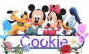 Baby Disney Characters Name Tag- Cookie