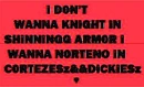 NorteNo iN corteze$z aNd dickie$z