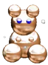 Blue eyed bear
