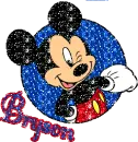 Bryson Winking Mickey Mouse Circle