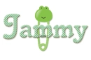Safety Pin-Frog: Jammy