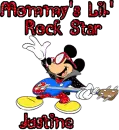 Justine Mickey Mouse Mommy's Lil' Rock Star