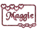 hearts name tag