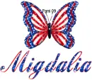 Patriotic butterfly - Migdalia