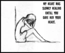 slowly healing,now dying 