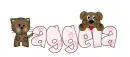name Aggela with cat and dog