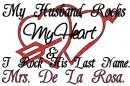 MRS DE LA ROSA